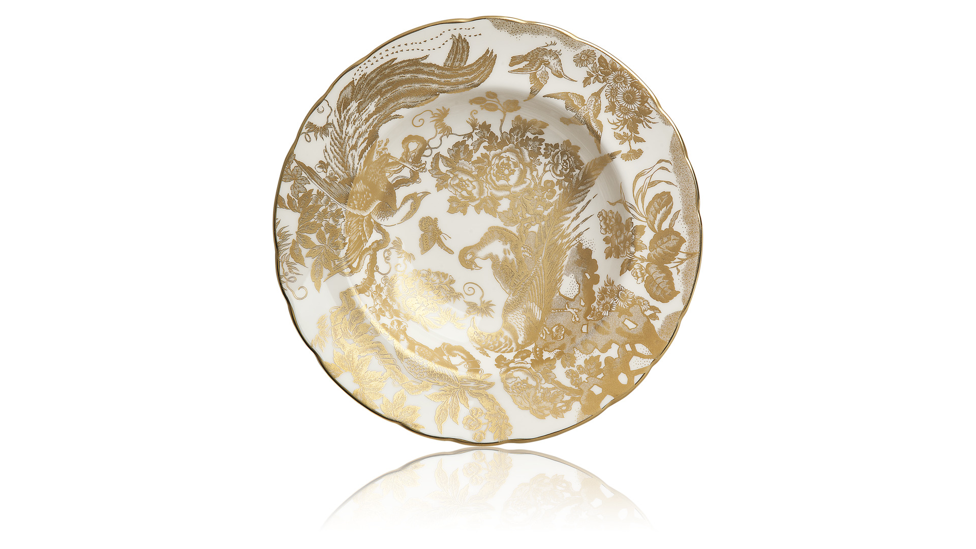 10594800 Royal Crown Derby Сервиз обеденный Royal Crown Derby "Золотые птицы"  6/23 Фарфор костяной  - Вид №4