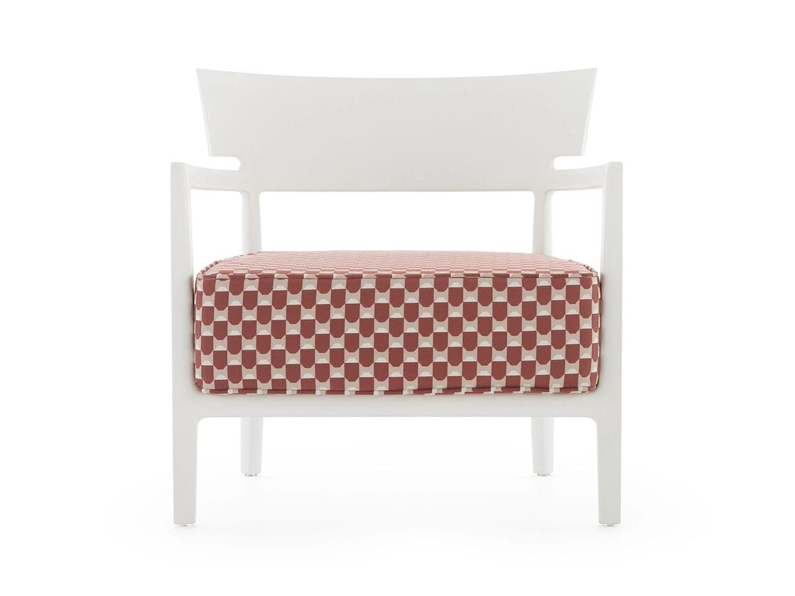 Съемное садовое кресло из поликарбоната и ткани с подлокотниками Kartell CARA LIBERTY ARCH-00029641 - Вид №8