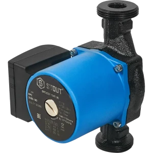 Циркуляционный насос Stout 25/6 180 мм с гайками 1 1/2" 84866033 STLM-2079120