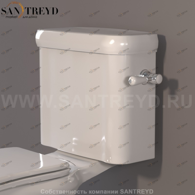 107101 Бачок для унитаза Белый Kerasan RETRO Италия