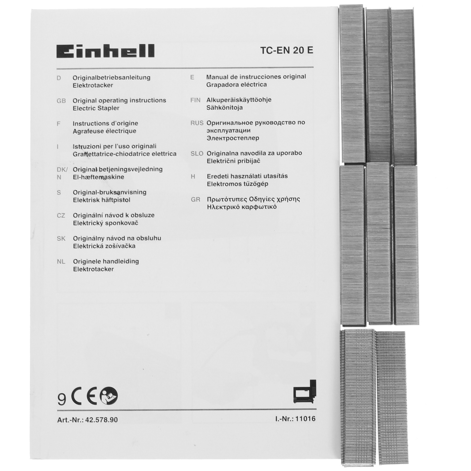 Степлер электрический Einhell TC-EN 20 E 5322658 STDN-0140750 - Вид №6
