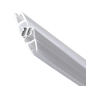 Уплотнитель для душевой кабины магнитный KONSENSA ПВХ 4мм белый