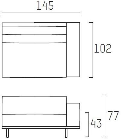 Piet Boon Модульный диван с огнестойкой обивкой Don living Pbc 06.100/102/103/ - Вид №16