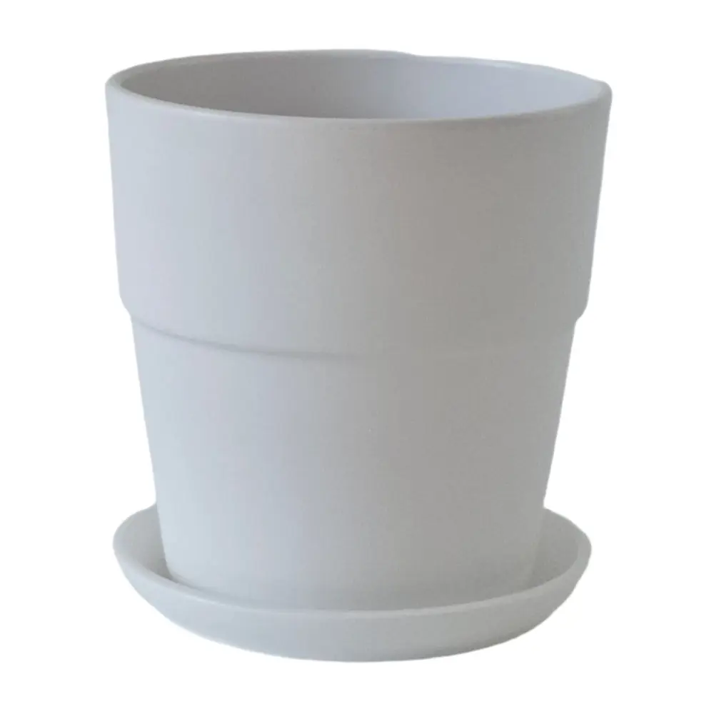 Горшок для цветов Котон Ø18 h18.5 см v2.9 л керамика белый Santreyd нет STLM-2067261