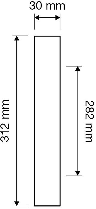 LINEA CALI' Ручка из хромированной латуни Zen wengé sun-id-1450669 - Вид №2