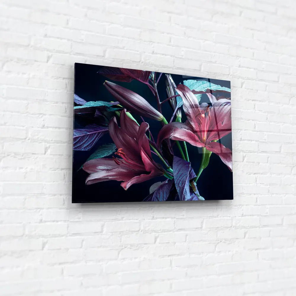 Картина на стекле "Лилии" 80x60 см 82924219 STLM-2147784 ARTABOSKO  - Вид №4