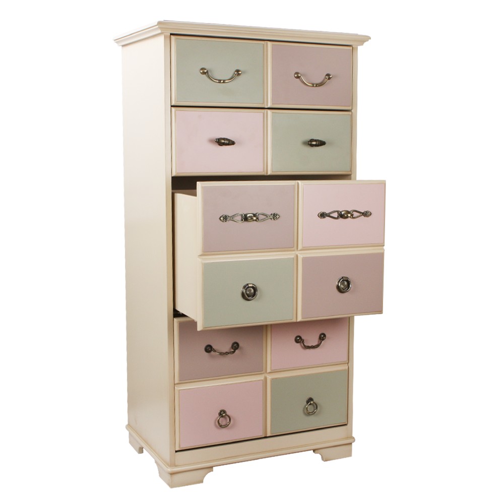 11536 Комод Пандора 5 Айвори Акварель BOGACHO 4627139505266 - Вид №4