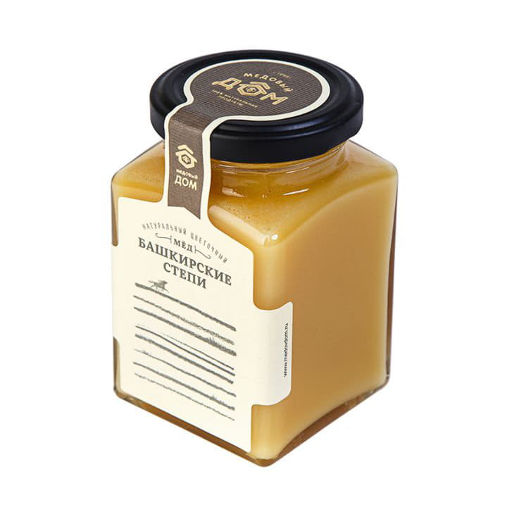 Мёд Башкирские степи цветочный Медовый дом Santreyd 9385 - Вид №1
