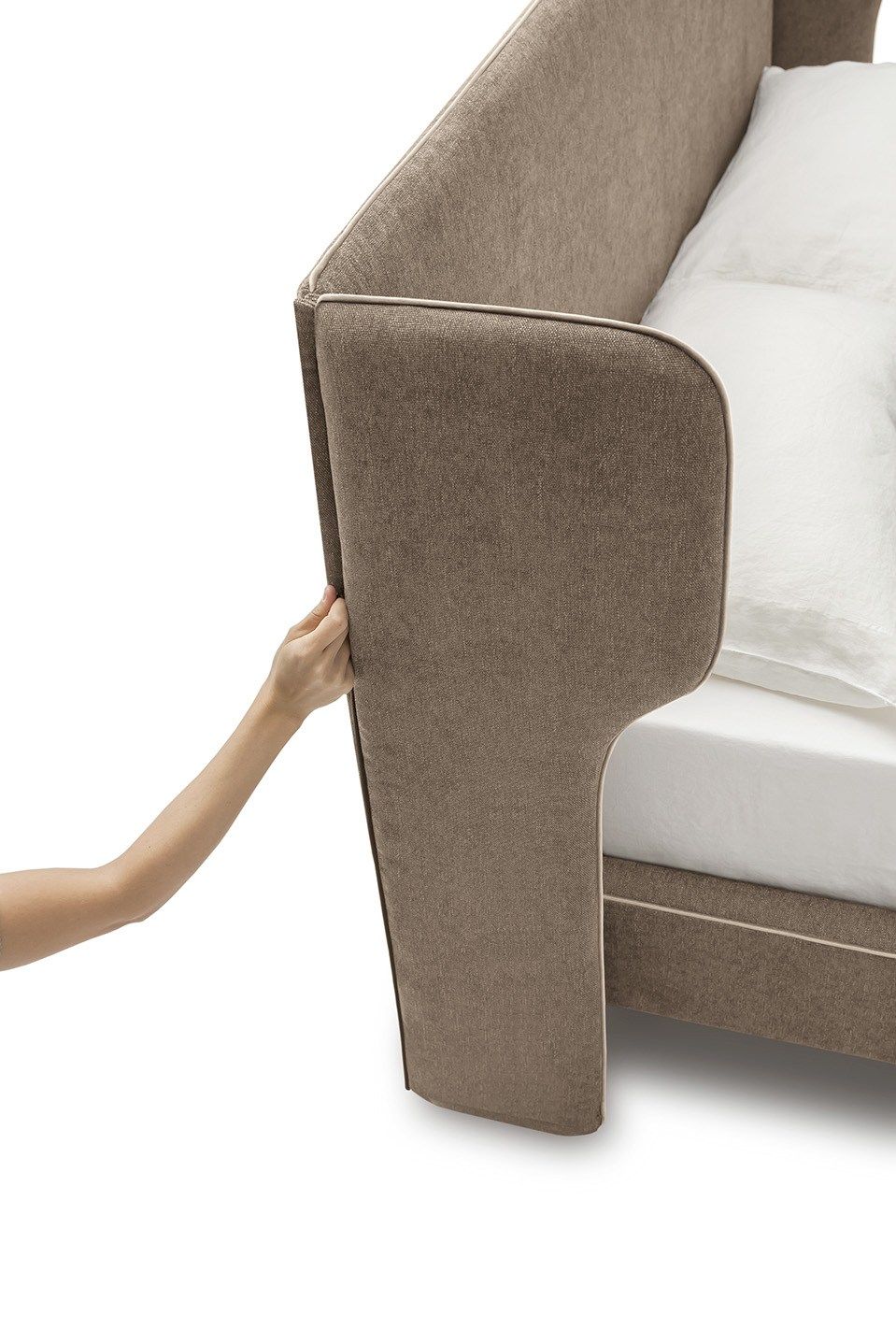 Мягкая кровать для хранения ткани с мягким изголовьем Felis Bedstories ARCH-00035539 - Вид №13