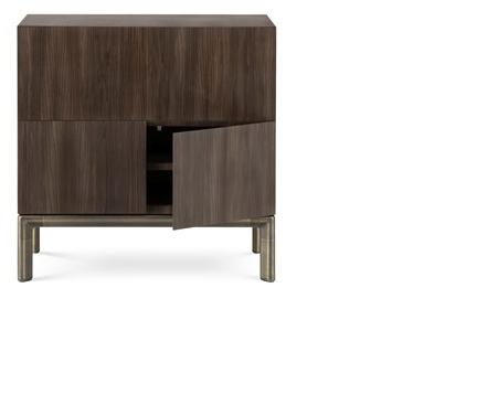 GHIDINI1961 Комод из фанерованной древесины с откидными дверцами Frame Sg304bb101 - Вид №5