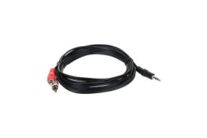 16170820 Соединительный кабель 3.5 Jack M-2xRCA M, стерео, аудио, 3м TAV7183-3M Telecom