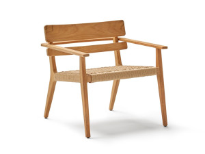 Садовое кресло из тикового дерева с подлокотниками