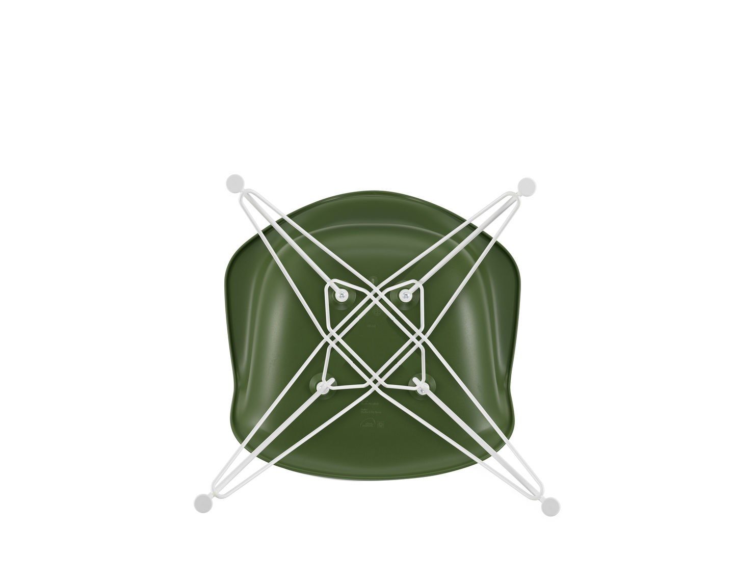 Стул с подлокотниками из полипропилена и ткани VITRA Eames Plastic Chair ARCH-00117709 - Вид №173