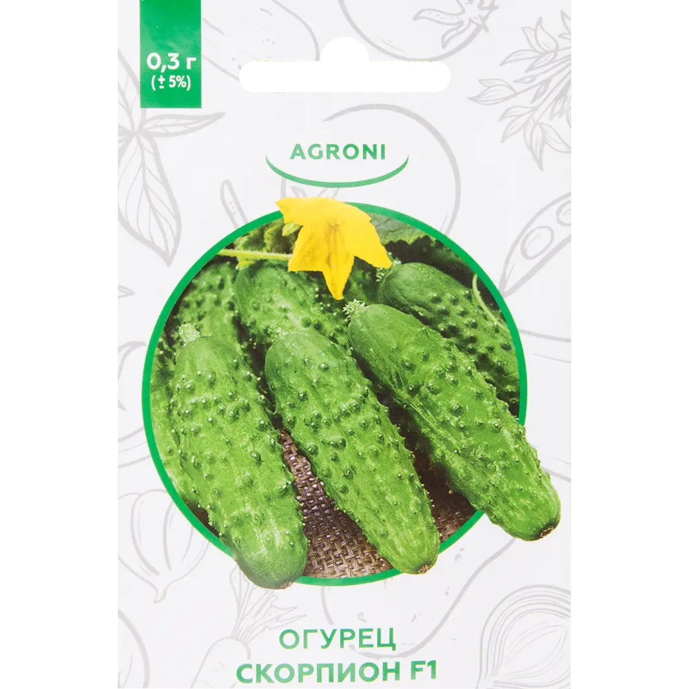 Семена Огурец «Скорпион» F1 XS AGRONI STLM-2110202