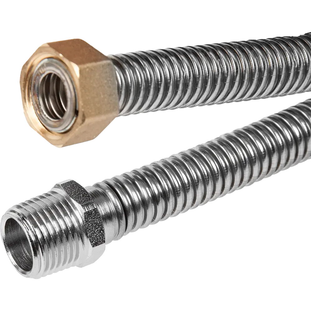 Гибкая подводка для газа сильфонного типа 1/2" ВР-НР 4 м TUBOFLEX STLM-2137598 - Вид №1