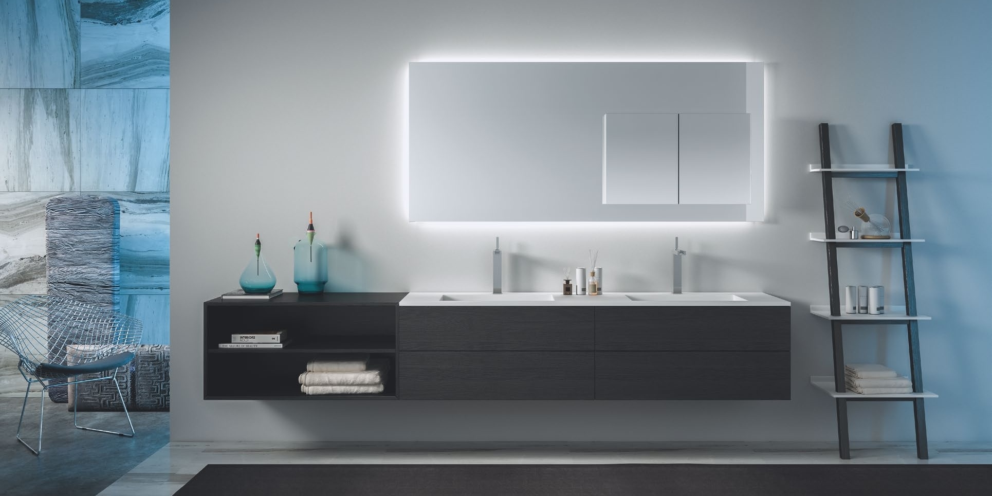 Moma Design Стеллаж "Лестница" декоративный Scaletta венге SCT03850WE - Вид №1