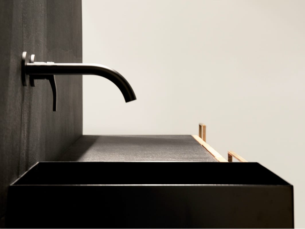 Деревянный подвесной шкаф с одной раковиной с дверцами Moab Door ARCH-00025391 - Вид №1