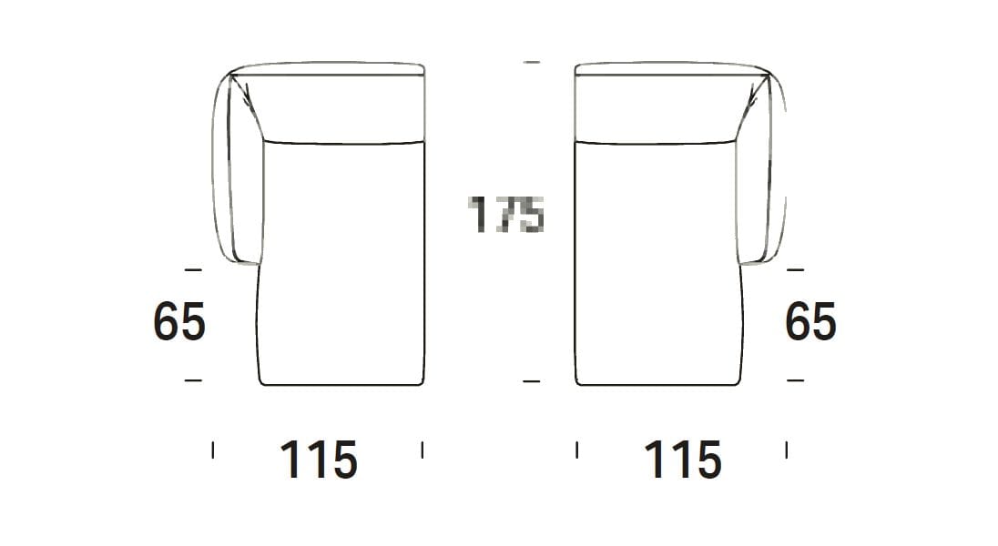 Съемный диван из ткани Felis Softliving ARCH-00128102 - Вид №11