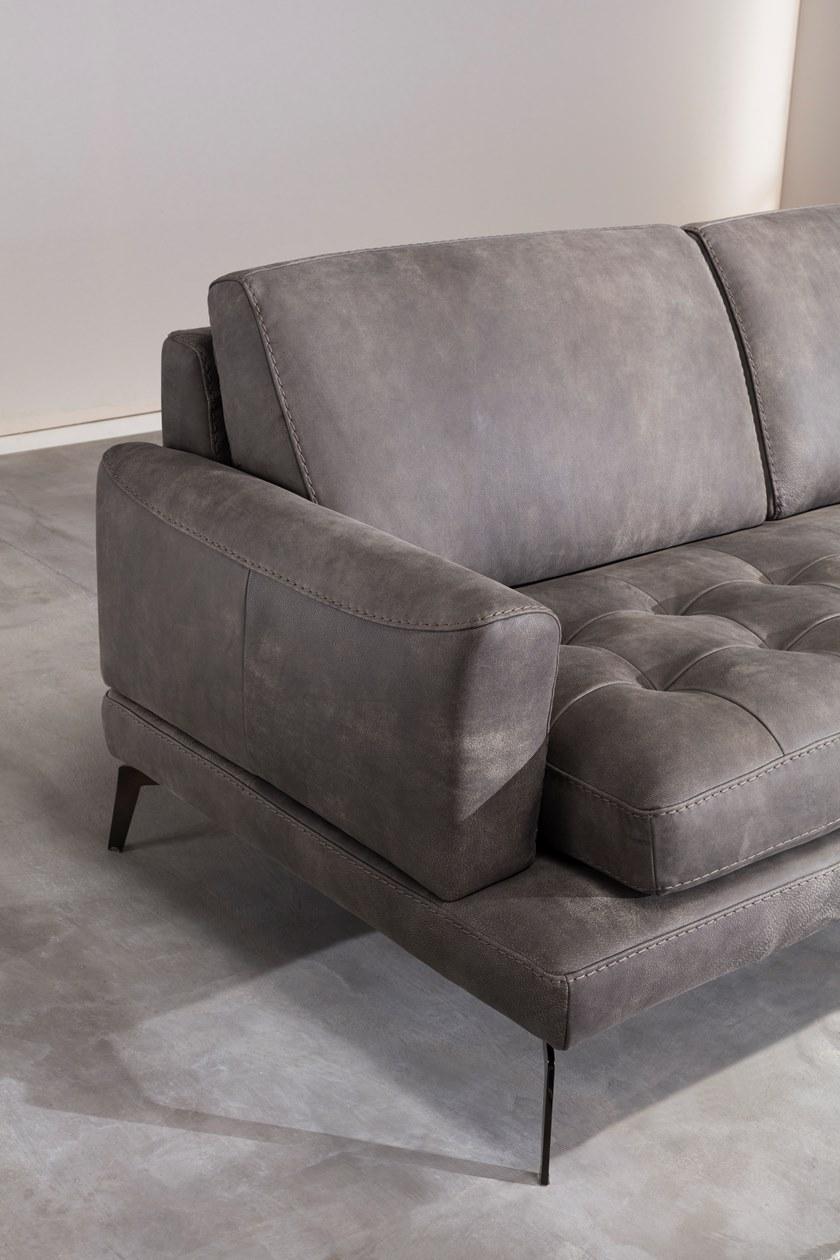 Rossini Sofas Модульный кожаный диван с тафтингом sun-id-1498327 - Вид №12