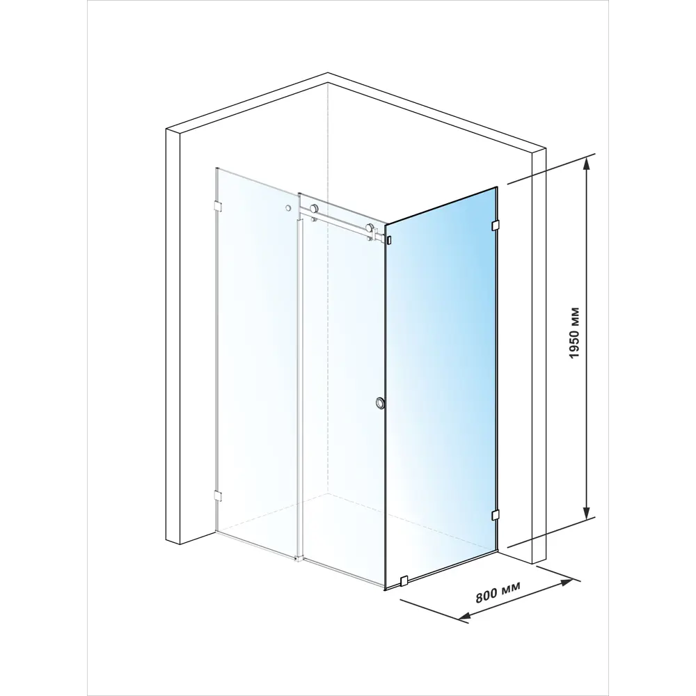 Santreyd Боковая душевая панель Премиум матовая 195x80 см 82301610 STLM-0024150 - Вид №6