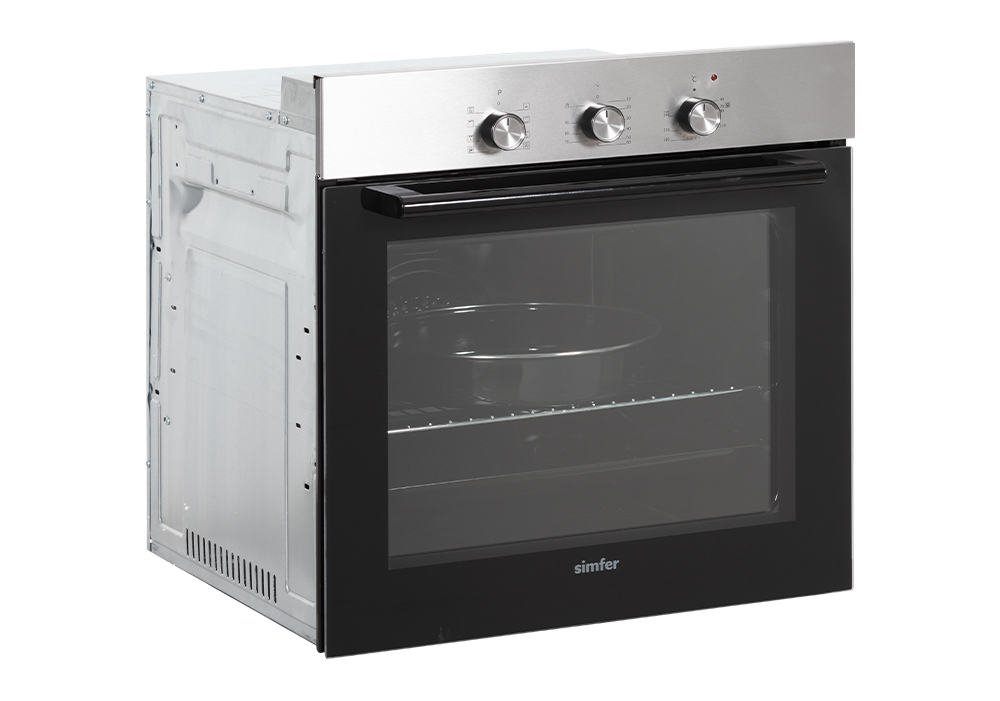 9240923 Электрический духовой шкаф Simfer B6EM19071 серебристый STDN-0096337 - Вид №1