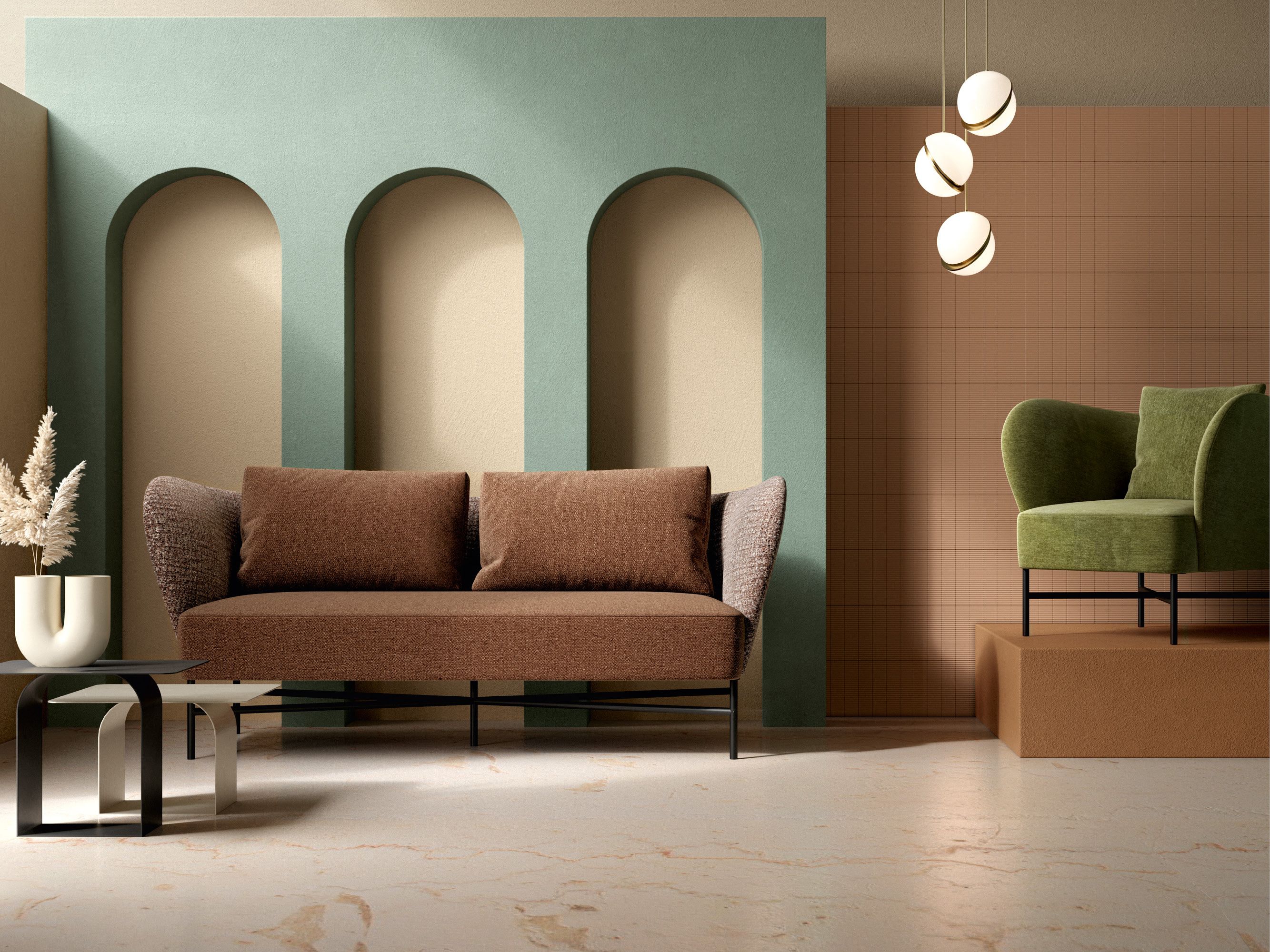 2-местный кожаный диван Innova Imbottiti цирк ARCH-00150799 - Вид №1