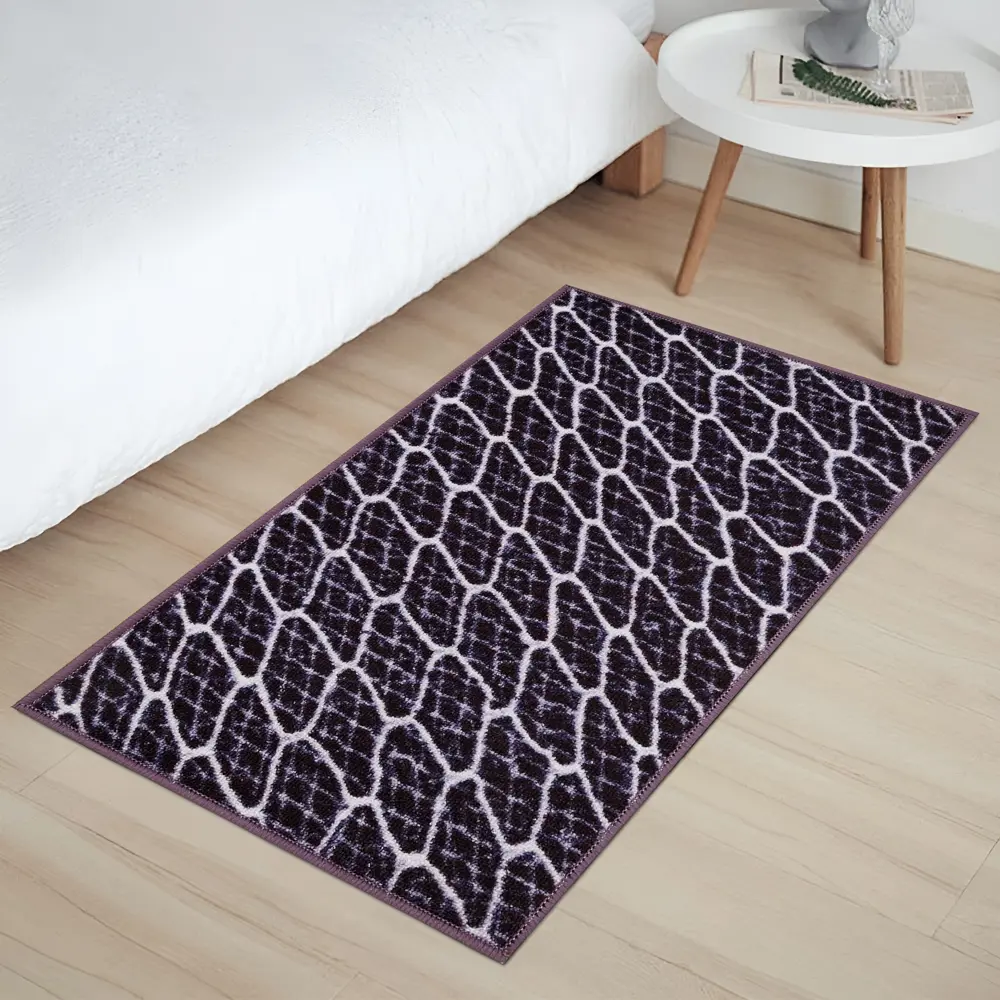 Коврик декоративный нейлон Кристалл 80x200 см цвет фиолетовый CTIM STLM-2206369 - Вид №5