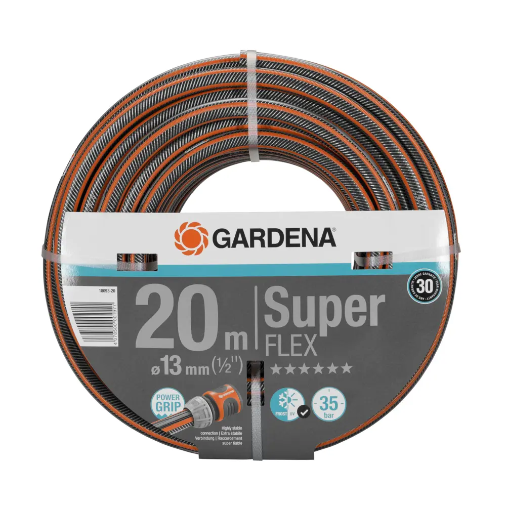 Шланг для полива GARDENA Армированный 1/2" 20 м ПВХ 88294345 STLM-2080013 