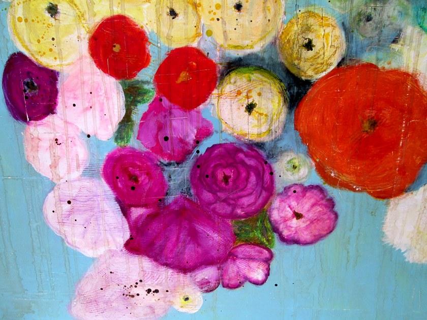 ICI ET LÀ Смешанная техника на холсте K. fabrizzi Kf30 - Вид №2