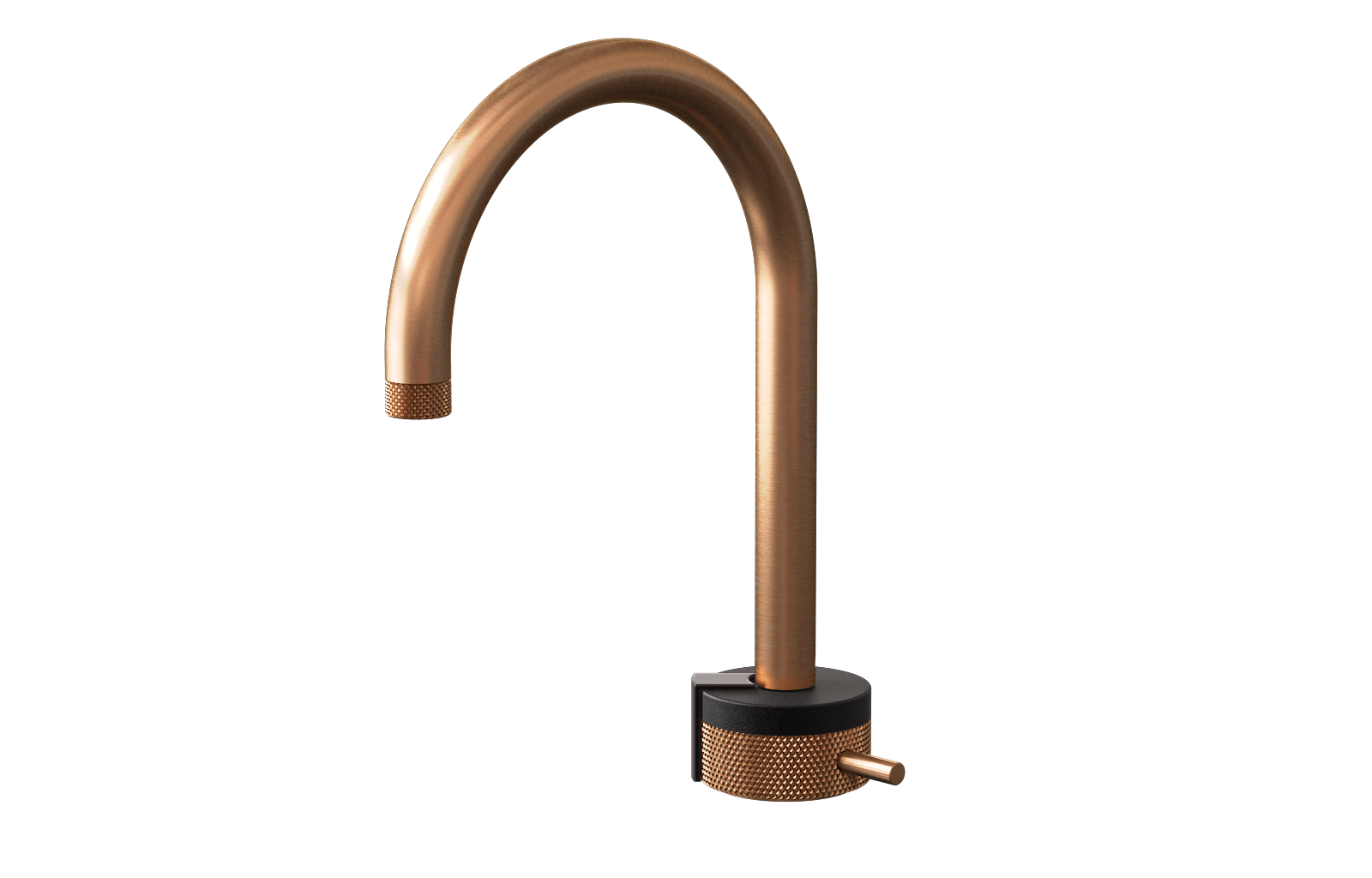 E-11502-R1BK-L2GM-BRG Однорычажный прогрессивный смеситель для раковины - излив 16см GRAFF MOD+