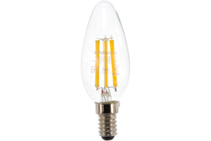 16222971 Светодиодная лампа 220V C37 FIL 6W 4000K E14 806lm PL-C37F6144 Polaroid