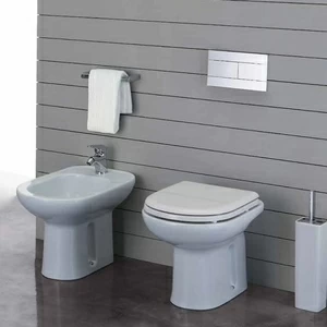 0150 Приставной унитаз напольный Белый Olympia Ceramica RUBINO Италия