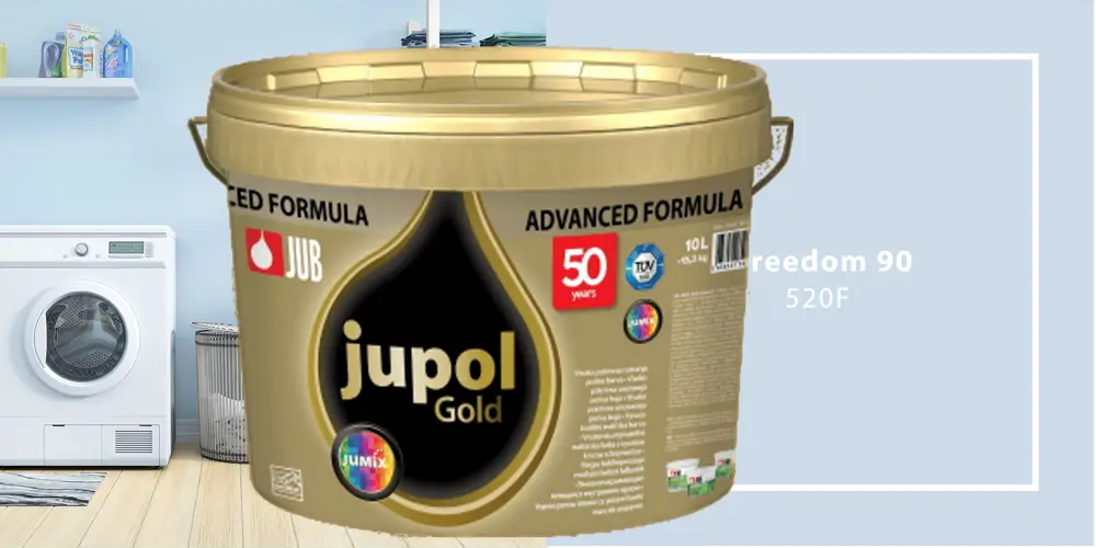 91160427 Краска для внутренних покрытий JUB 1009809-520F JUPOL GOLD цвет синий 5 л STLM-0504413