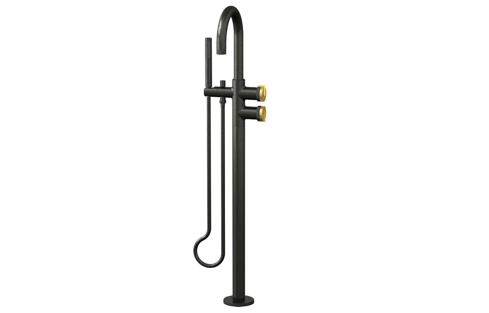 E-11554-R1BAU-L1AU-BOX Смеситель напольный отдельностоящий (внешняя часть) GRAFF MOD+