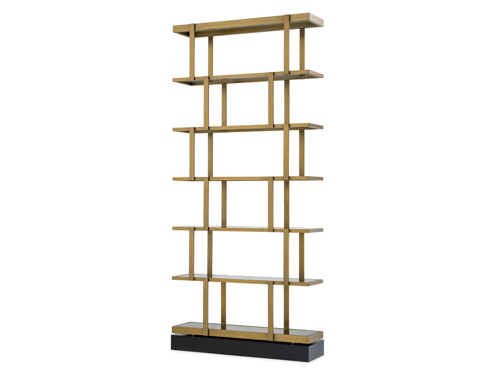 Латунный отдельно стоящий книжный шкаф Eichholtz NESTO ARCH-00134048