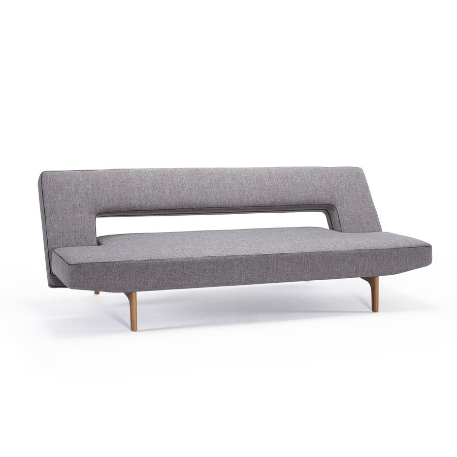 Диван Puzzle Wood с ножками из дуба, серый Innovation Living PUZZLEWOOD521 - Вид №1