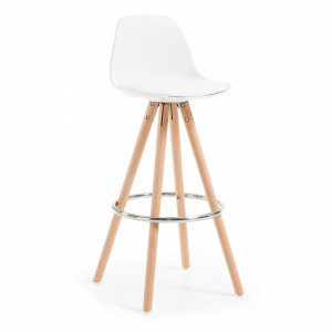 036133 Барный стул белый La Forma Stag