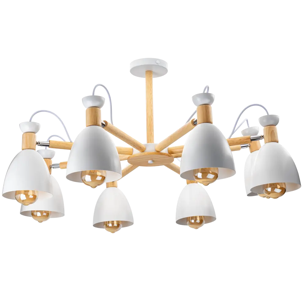 Люстра потолочная «Volante» 525967 8 ламп цвет белый RITTER STLM-2108137 - Вид №1