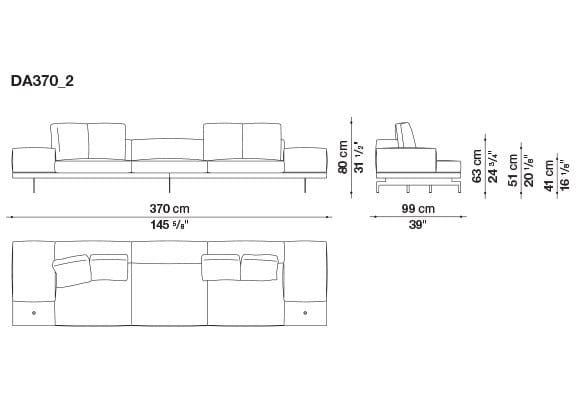 Кожаный диван B&B Italia док ARCH-00130675 - Вид №100