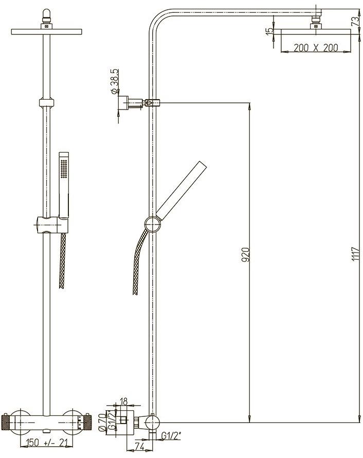 Paini Fluxio 43CR689TH2L90P1  - Вид №2