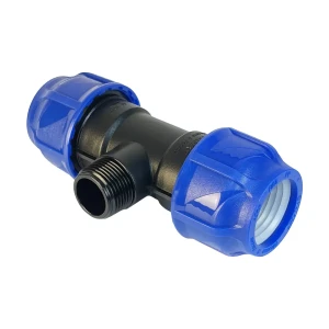 Тройник комбинированный ПНД Valfex 40x1"x40 мм НР 1210024010040