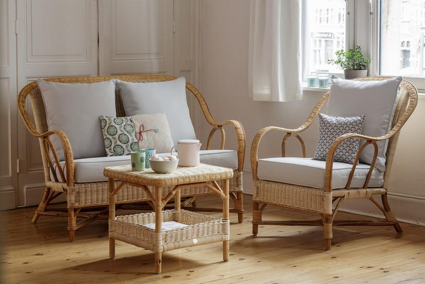 Kok Maison Кресло из ротанга с подлокотниками Grand père sun-id-1462306 - Вид №1