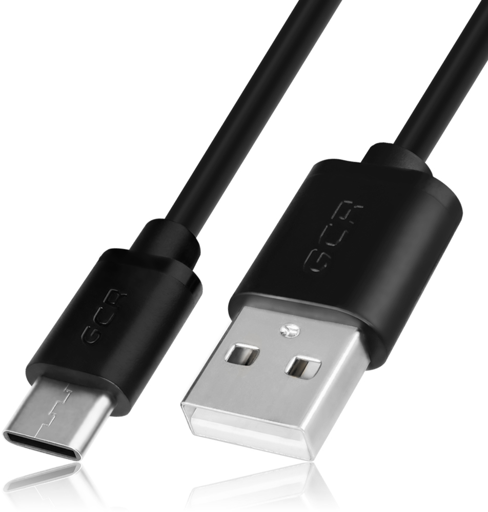 33-050549 кабель 0.15m usb 2.0, am/cm, черный, 28/28 awg, экран, армированный, морозостойкий Greenconnect Santreyd 