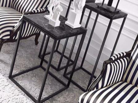 Gianfranco Ferré Home Квадратный стальной журнальный столик sun-id-1456723 - Вид №1