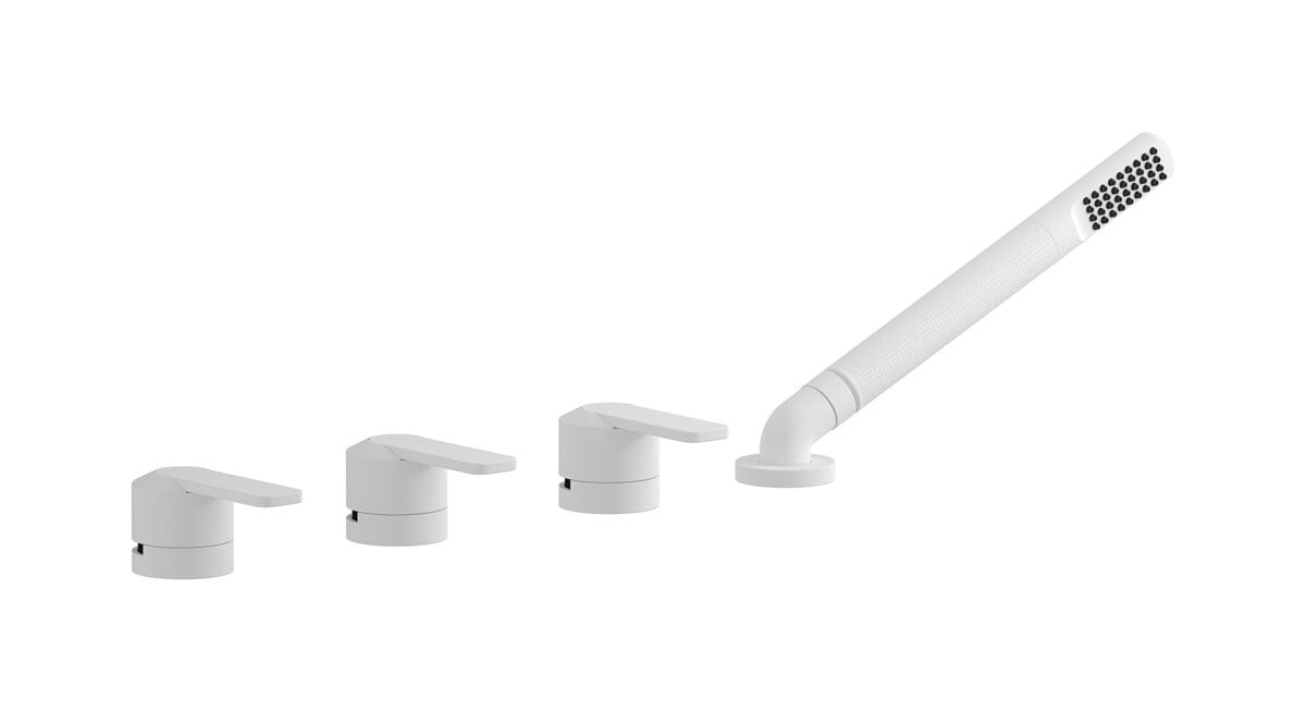 Смеситель для ванны с 4 отверстиями и ручным душем IB C-67 ARCH-00029720 - Вид №1