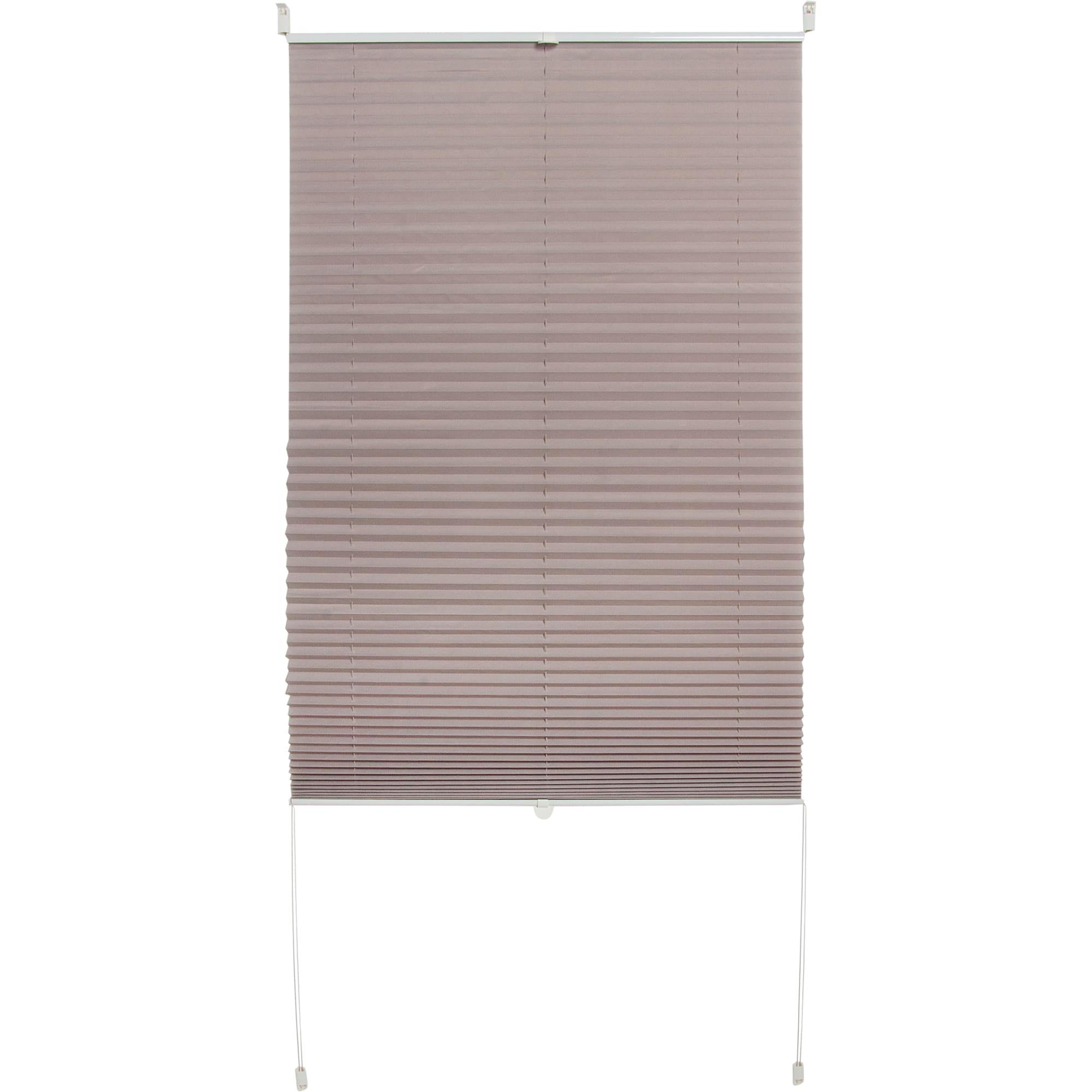 82057290 Штора плиссе «Плайн», 65х160 см, текстиль, цвет серый Santreyd  - Вид №1