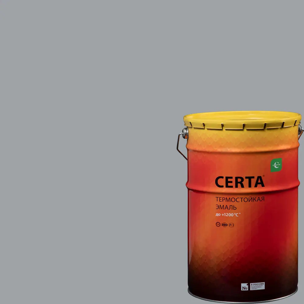 Эмаль термостойкая Certa цвет серый 25 кг 84815765 STLM-2148522  - Вид №1