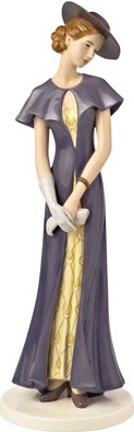10635614 Goebel Скульптуpа "Гpафиня Флоpентийская" Фарфор 
