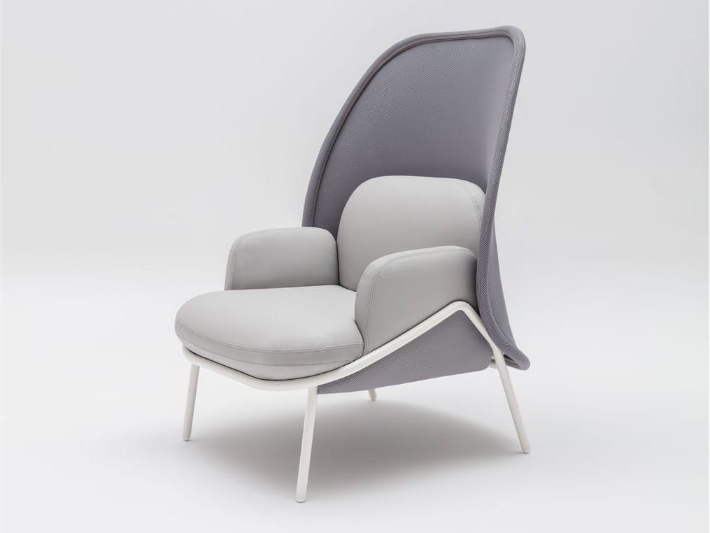 Тканевое кресло с подлокотниками с высокой спинкой MDD сетка ARCH-00066650