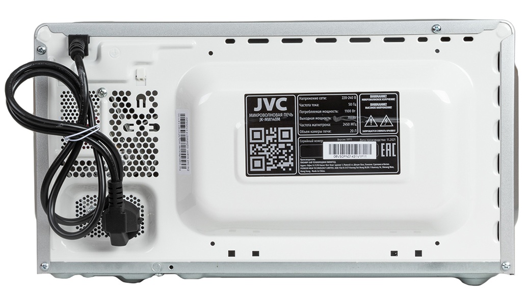 9901422 Микроволновая печь JVC JK-MW140M серебристый STDN-0009145 - Вид №4